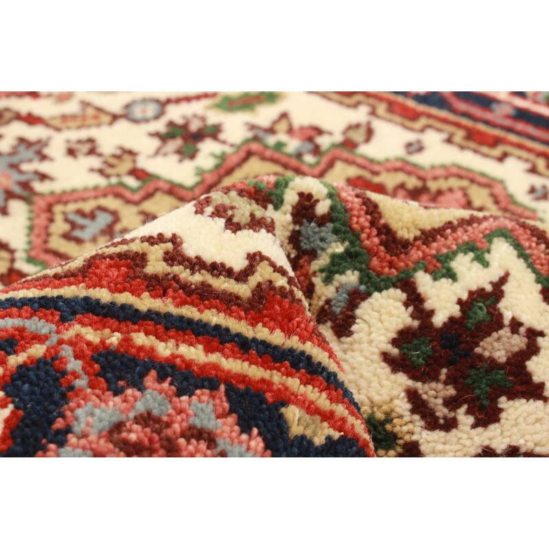 ECARPETGALLERY Hand-knotted Serapi Heritage Cream Wool Rug - 2'6 x 19'3