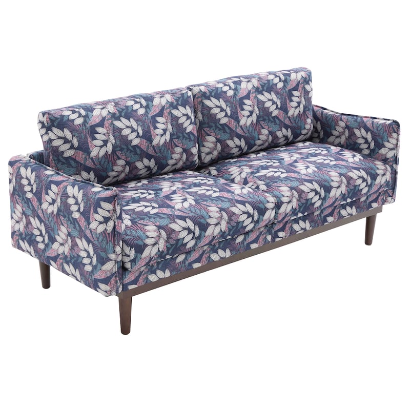 Modern Style Loveseat Sofa 75.75" Sofa Couch 2-seater Sofa with Spacious Seating Area for Living Room
