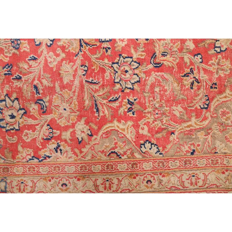 ECARPETGALLERY Hand-knotted Antalya Vintage Red Wool Rug - 9'6 x 12'8