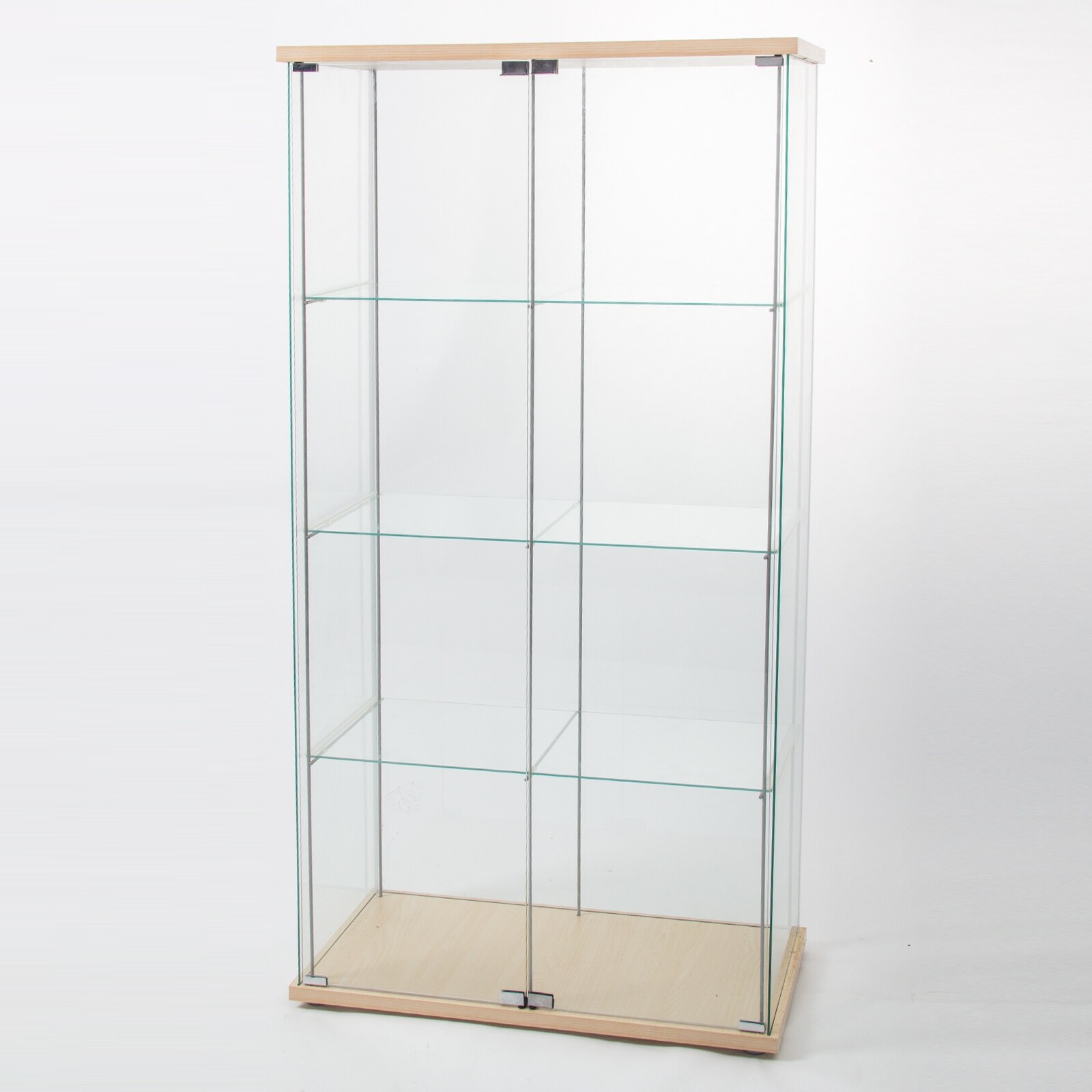 Acrylic Display Cabinet Unassembled 4 Layers Shelves Transparent Showcase HOT 