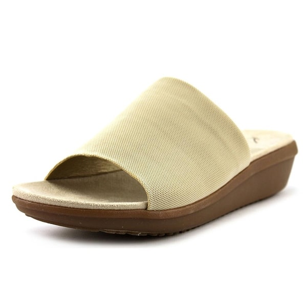 Kim Rogers Falicia Women Open Toe Canvas Nude Sandals