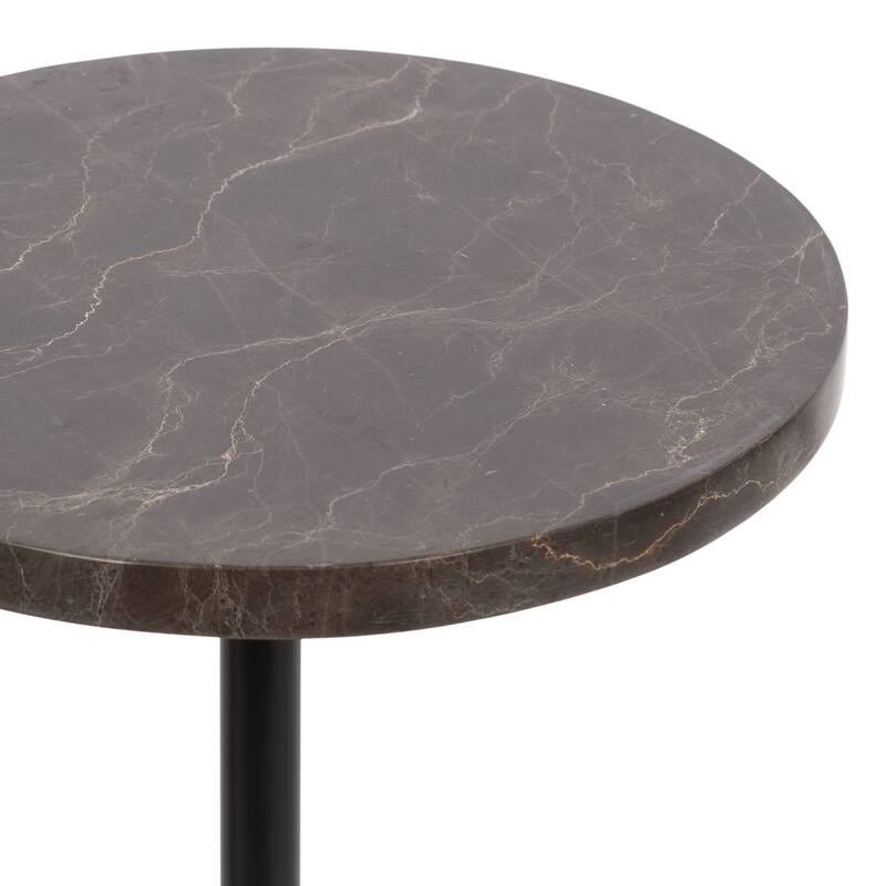 Kate and Laurel Engles Adjustable Marble Table and Plant Stand