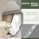 preview thumbnail 10 of 38, Irregular Accent Mirror Scalloped Wall Mirror