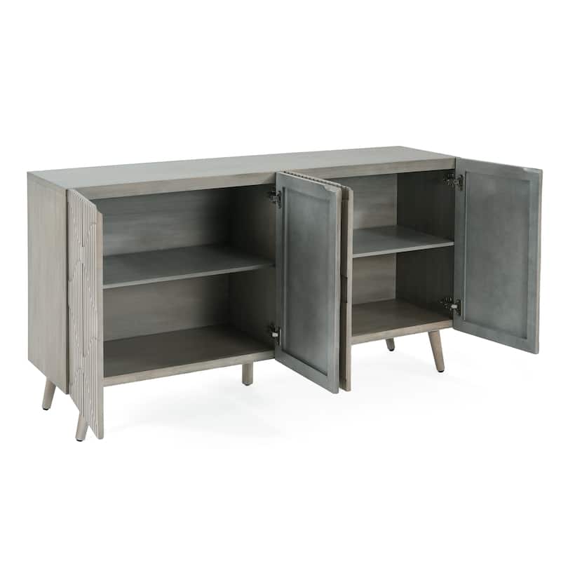 Christopher Knight Home- Starling MDF Sideboard With Adjustable Shelf