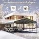 preview thumbnail 19 of 40, Outdoor Carport with Durable Galvanized Steel Roof , Multi-Functional Shelter, Carport for Cars, Boats, and Tractors