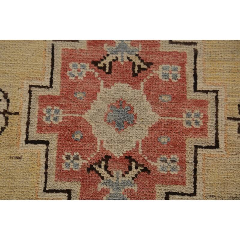 Vegetable Dye Heriz Serapi Rug Oriental Hand-Knotted Wool Carpet - 9'2"x 12'0"