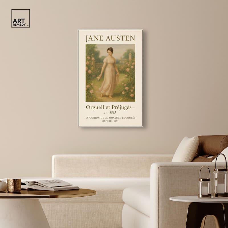 Lady in Austen's World Canvas by Art Remedy