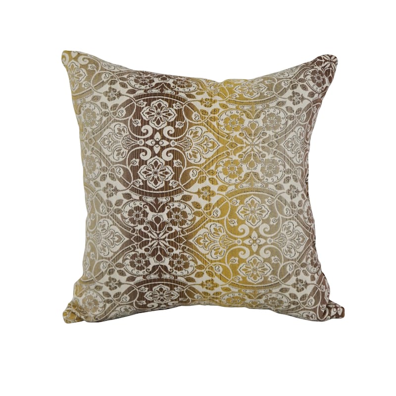 17-inch Square Premium Woven Outdoor Throw Pillows (Set of 1, 2, or 4) - Set of 1 - Festive Mineral