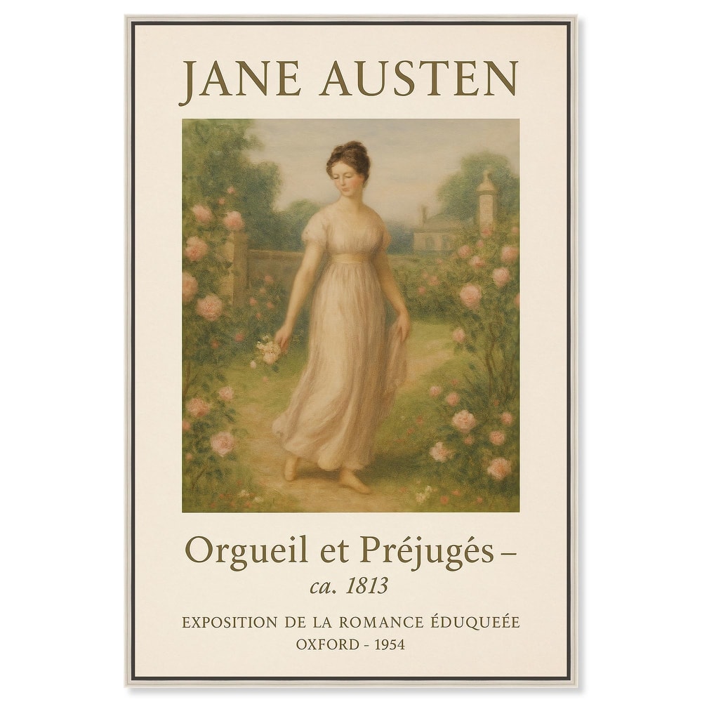 Lady in Austen's World Canvas by Art Remedy