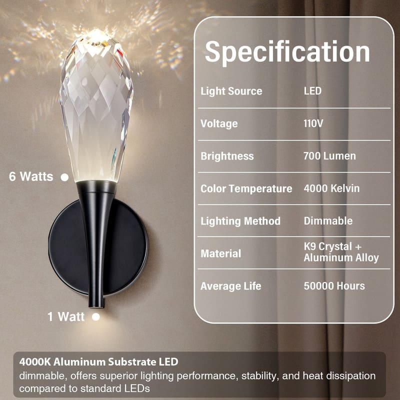 KAYLA 12 in. 1-Light Modern Gold LED Wall Sconce