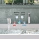 preview thumbnail 19 of 39, Roman Tub Faucet with Handheld Shower 3-Handle Deck Mount Bathtub Faucet Set