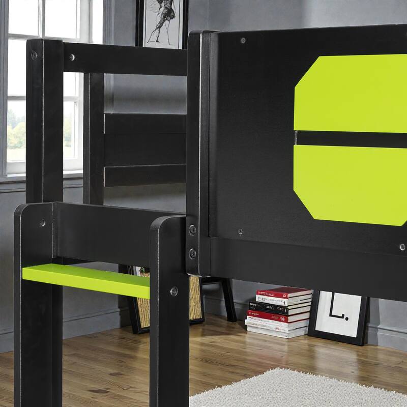 Twin/Full Gaming Bunk Bed with Dual Desks, USB Charging Ports and Pegboard Organizer, Gamer Bunk Frame