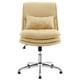 preview thumbnail 22 of 24, Upholstered Armless Task Office Chair Yellow without wheels
