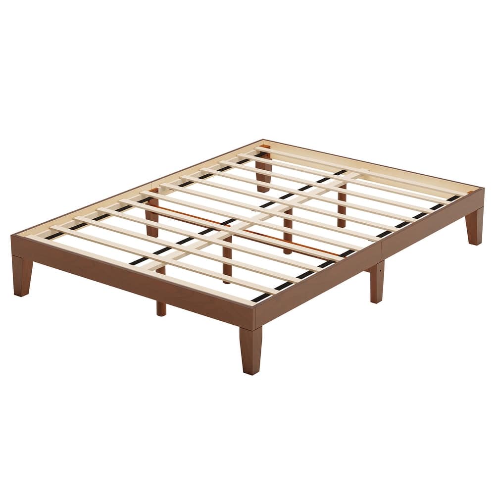 RENEWLINE 12inch Wood Platform Bed Frame Easy Assembly​