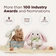 preview thumbnail 4 of 4, Baby Lamby Snuggler, 15 Inch White Lamb Plush Stuffed Animal Security Blanket, Baptism Gifts for Boys and Girls