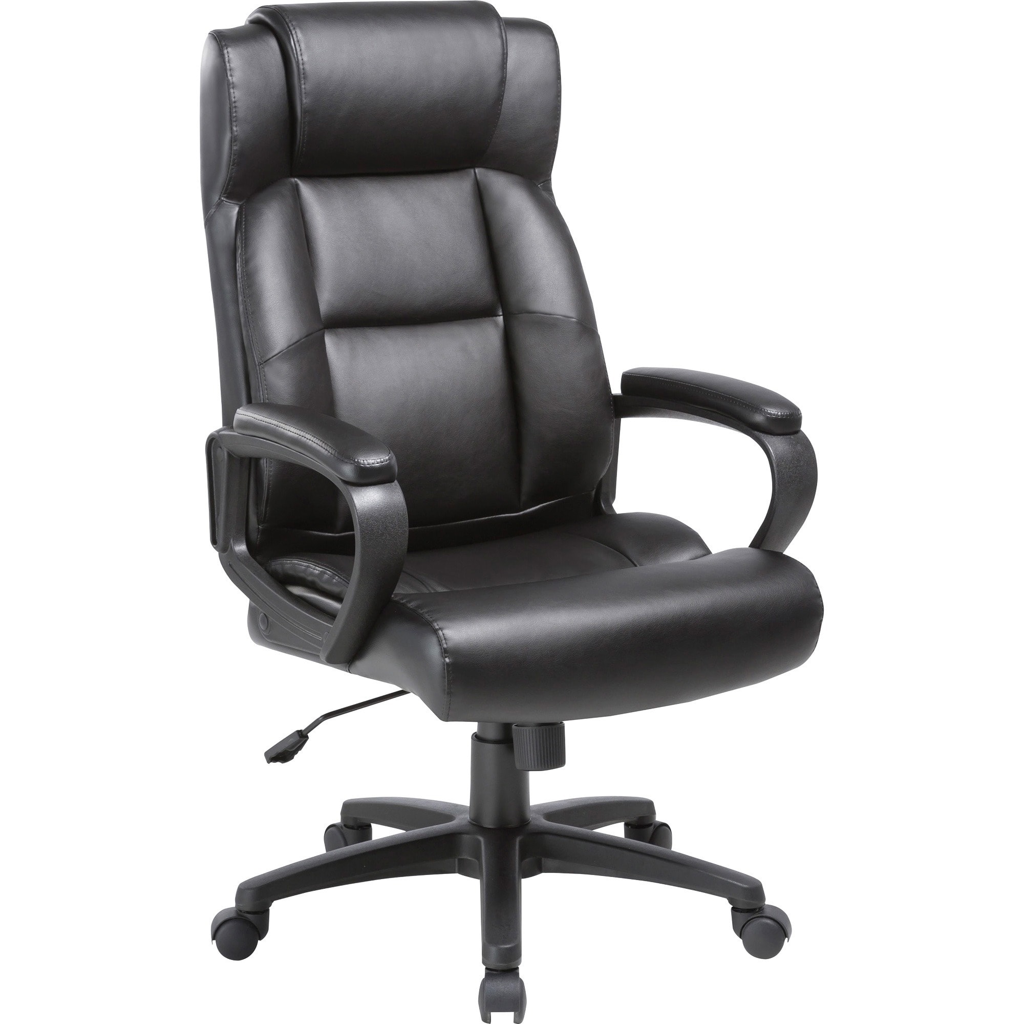 https://ak1.ostkcdn.com/images/products/is/images/direct/338f22f1a652ee451a0e0ec18c89d0a1d46ac8ac/Lorell-Soho-High-back-Leather-Executive-Chair---Black-Bonded-Leather-Seat---Black-Bonded-Leather-Back---5-star-Base---1-Each.jpg