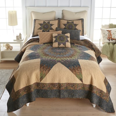 Donna Sharp Forest Star Cotton Quilt or Sham