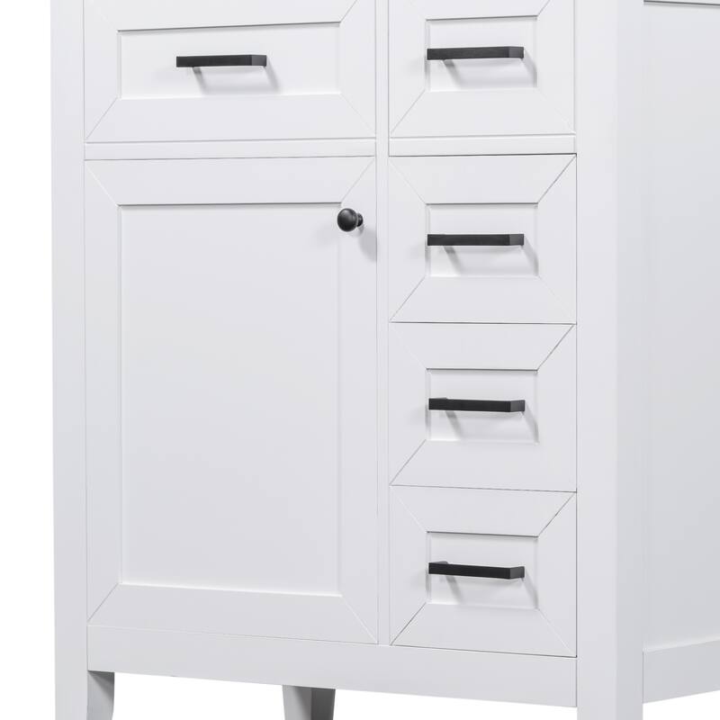 30" Bathroom Vanity with Solid Frame and MDF Board