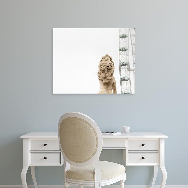 Easy Art Prints Keri Bevan's 'Lion of London' Premium Canvas Art