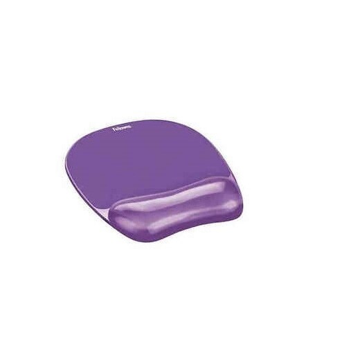 Fellowes 91441 Gel Crystals Mousepad And Wrist Rest - Purple