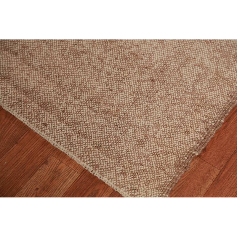 Hand Woven Oriental 100% Jute Carpet Southwestern Modern Purples Kilim Area Rug - 13' 1'' X 10' 6''