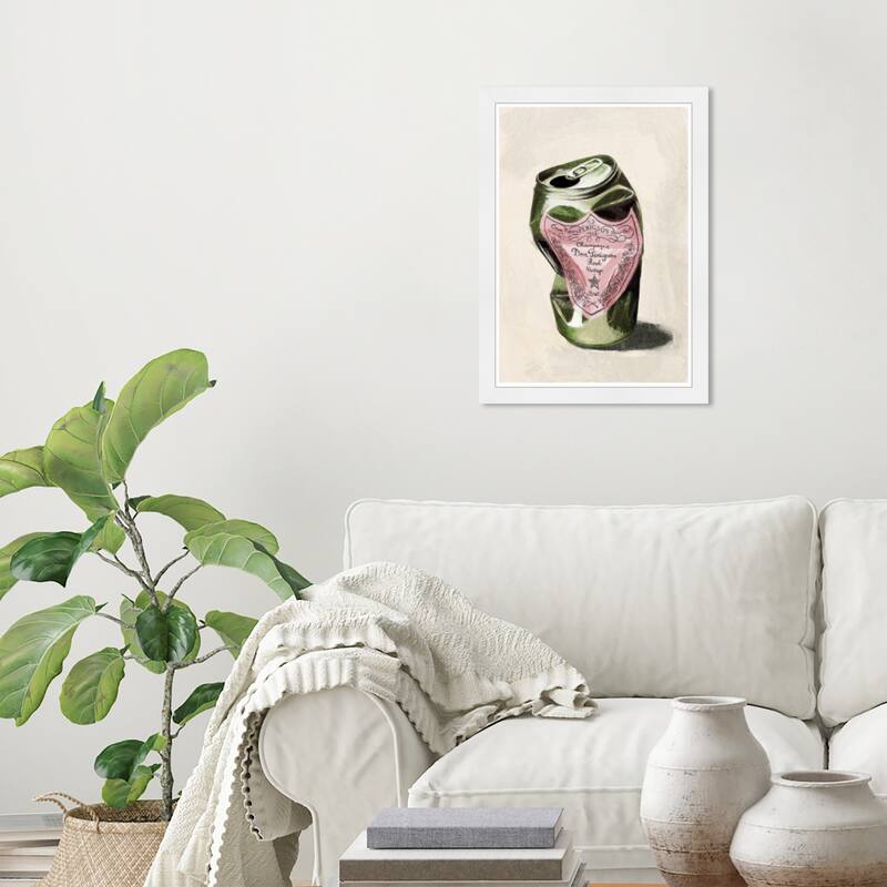 Wynwood Studio Glamor Drink Framed Trendy Retro Kitchen And Living Room Art Prints