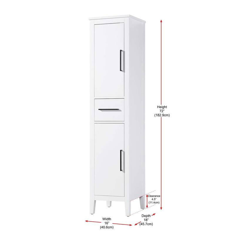 Laura 16-28 Inch Bath Storage Cabinet