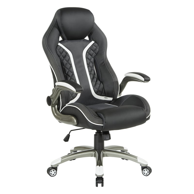 Xplorer 51 Gaming Chair in Faux Leather - Black