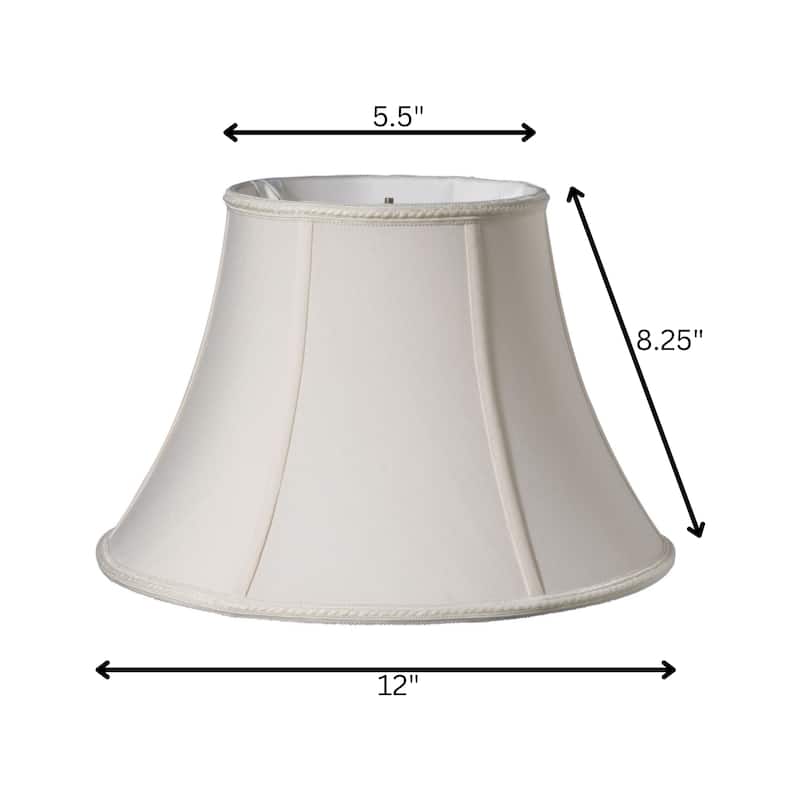 Transitional Softback Lampshade with Washer Fitter, Black (with Bronze Lining)