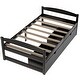 preview thumbnail 23 of 25, Twin Size Platform Bed with Two Drawers - Space-Saving Design, High-Quality Pine Wood