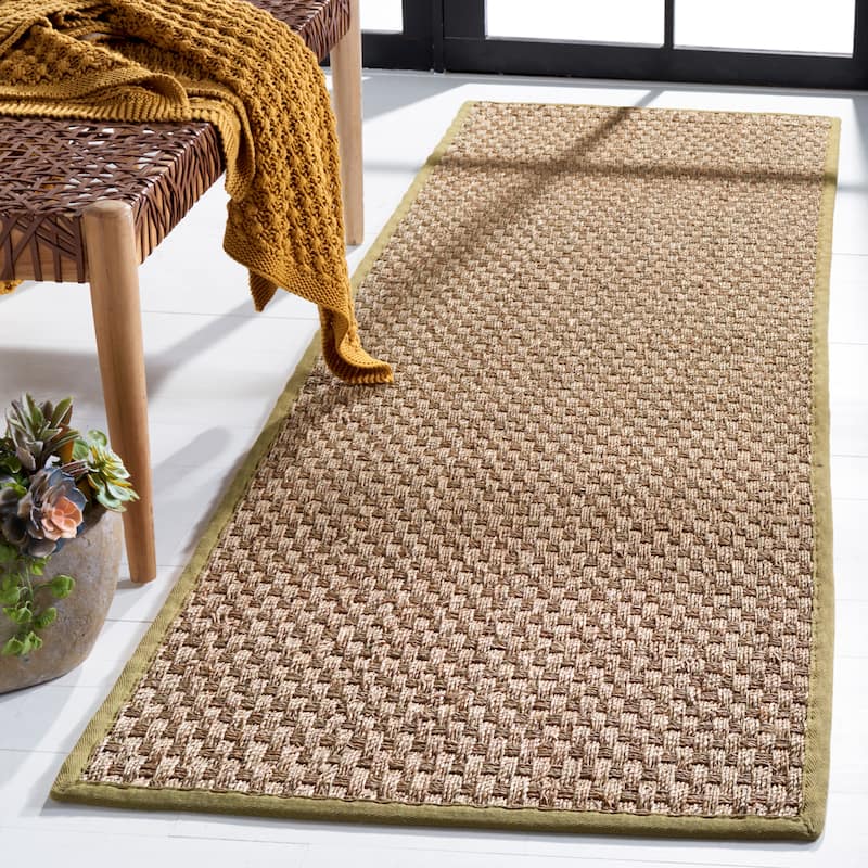 SAFAVIEH Natural Fiber Zymryd Basketweave Seagrass Rug