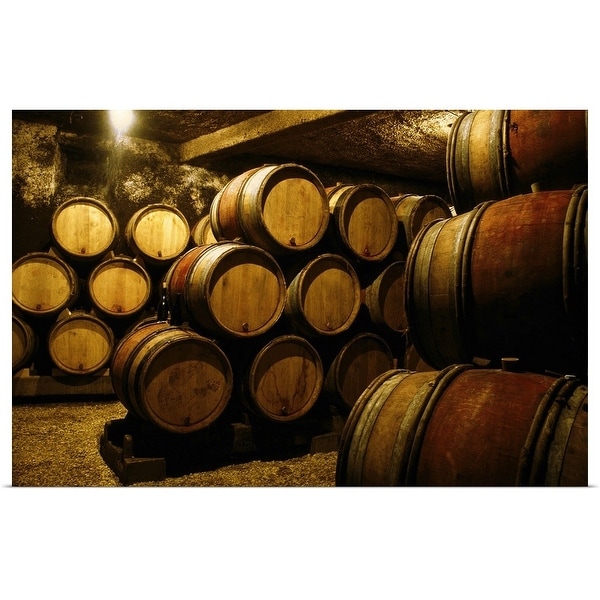 "Cellar of barrels" Poster Print