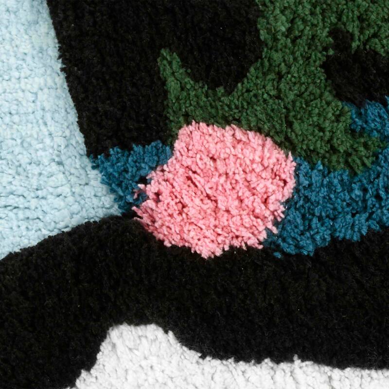 Avanti Linens Blue Snowman Rug