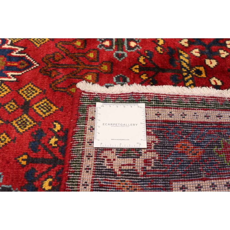 ECARPETGALLERY Hand-knotted Kayseri Red Wool Rug - 4'4 x 6'9