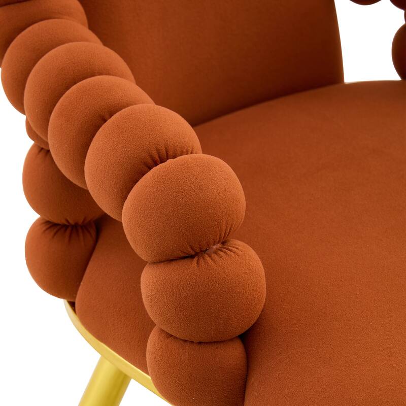 Dining Chairs Set of 2, Upholstered Dining Room Chairs with Metal Legs, Velvet Kitchen Chairs, Accent Chairs for Living Room