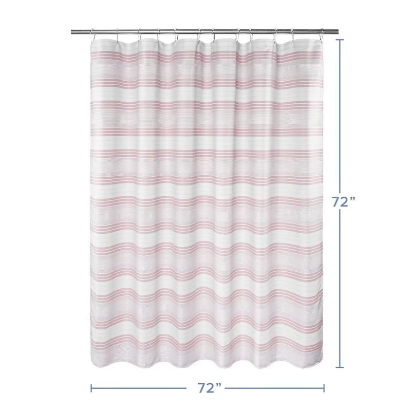 Beach Stripe Water Repellent Shower Curtain