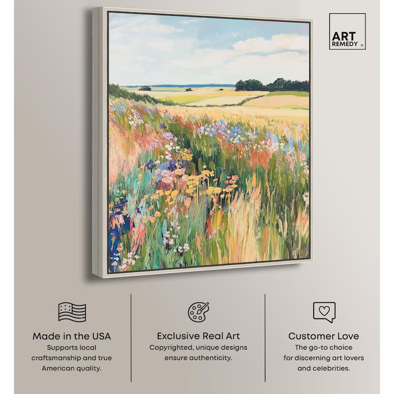 Open Field I Canvas by Art Remedy