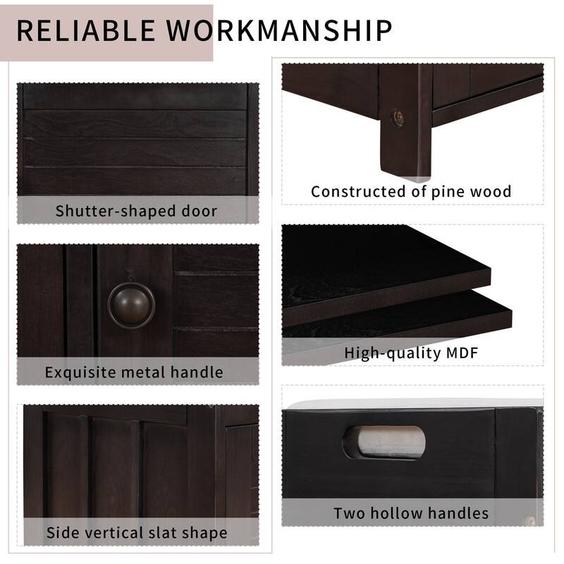 Wooden shoe storage stool with cushioned entrance bench with built-in adjustable shelf and flip top