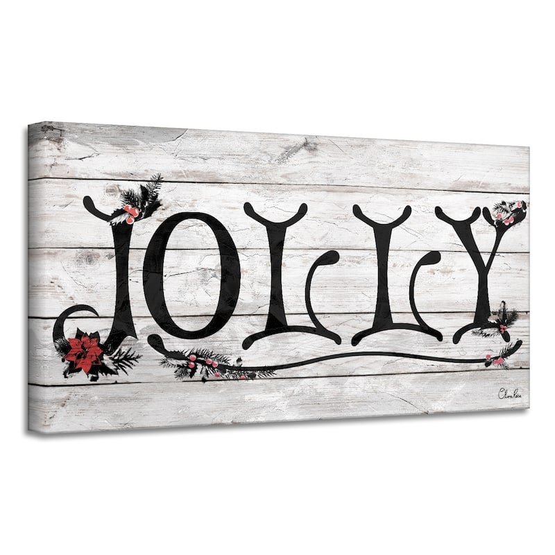 Ready2HangArt 'Jolly' Holiday Canvas Wall Art by Olivia Rose