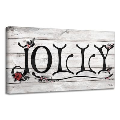 Ready2HangArt 'Jolly' Holiday Canvas Wall Art by Olivia Rose