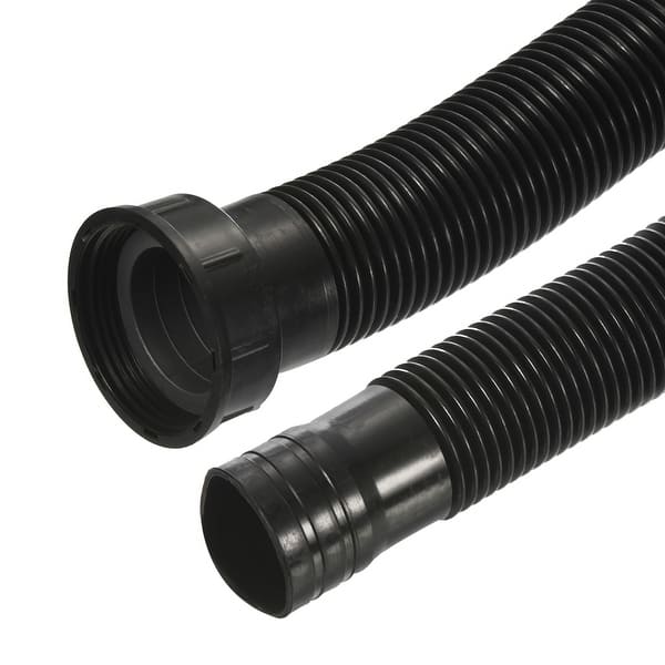 ABS Drain Pipe Expandable Sink Tubing Flexible Drainage Pipe Black