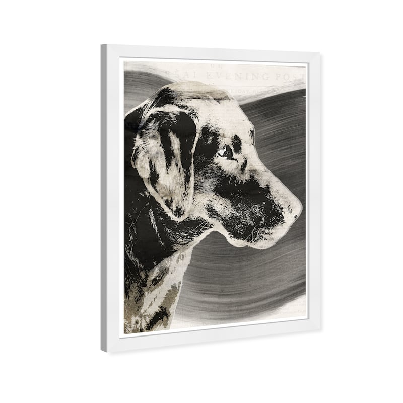 Wynwood Studio Prints Animals By Your Side Gray and Farmhouse Wall Art Canvas Print