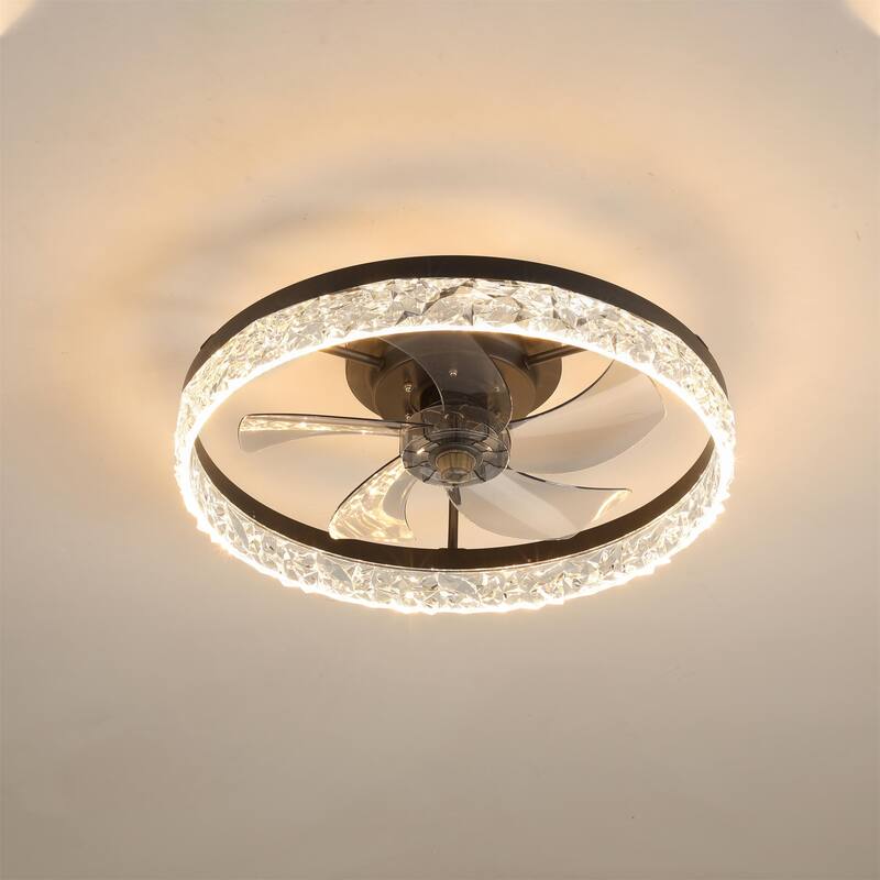 Lights Ceiling Fan with Dimmable LED
