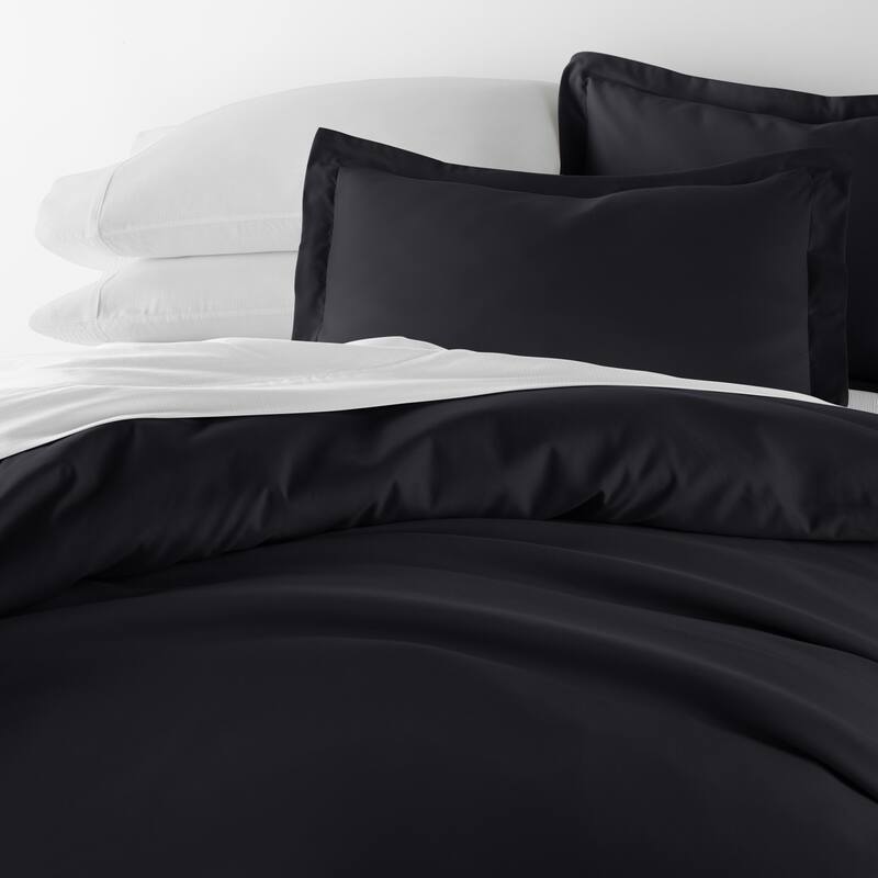 8pc Solid Duvet Bundle - Pinstriped - California King