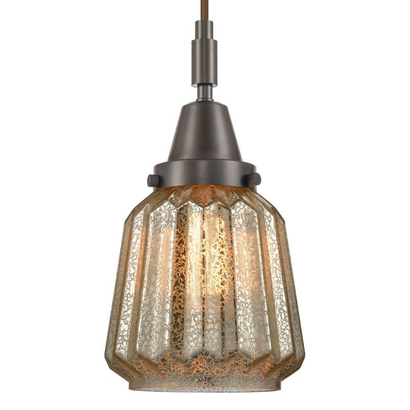 Innovations Lighting 447-1P-G146 Chatham 7" Wide Mini Pendant with - Oil Rubbed Bronze