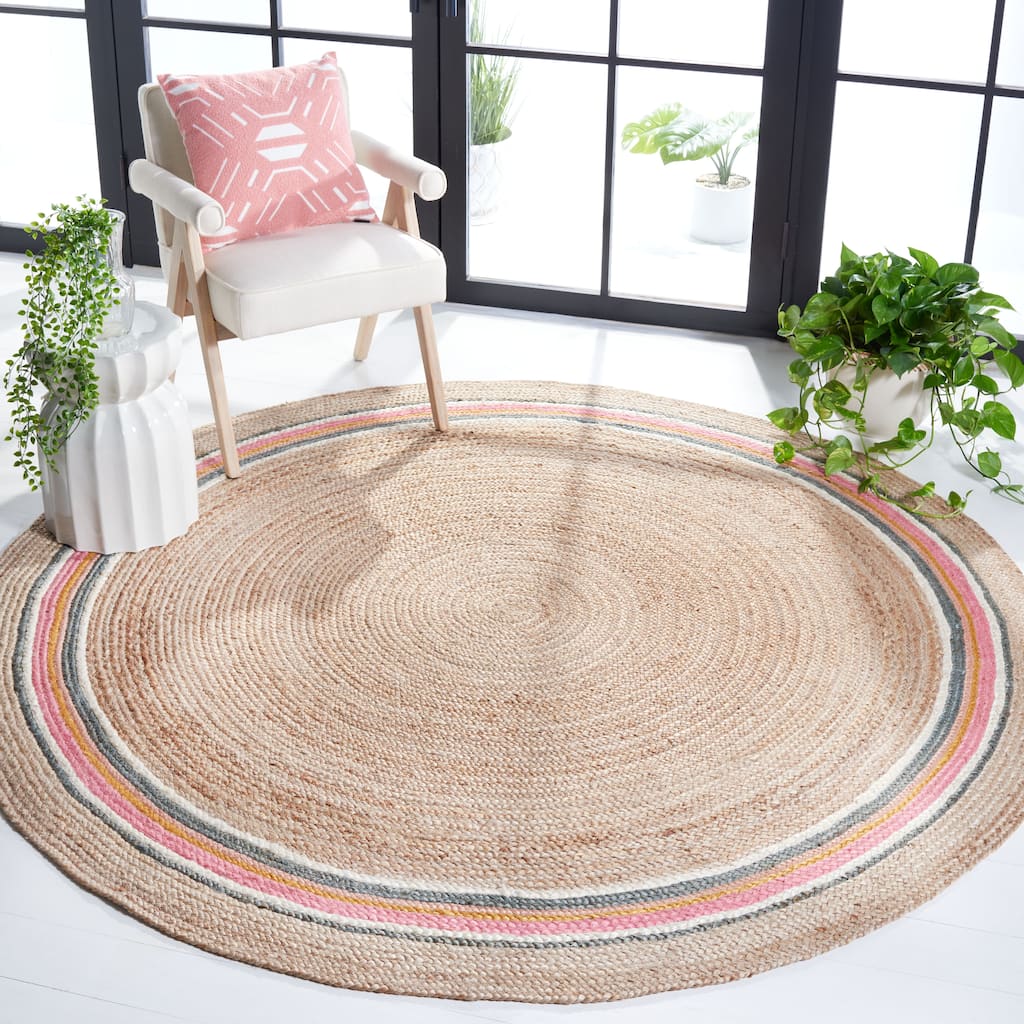 SAFAVIEH Handmade Natural Fiber Linn Bohemian Jute Rug
