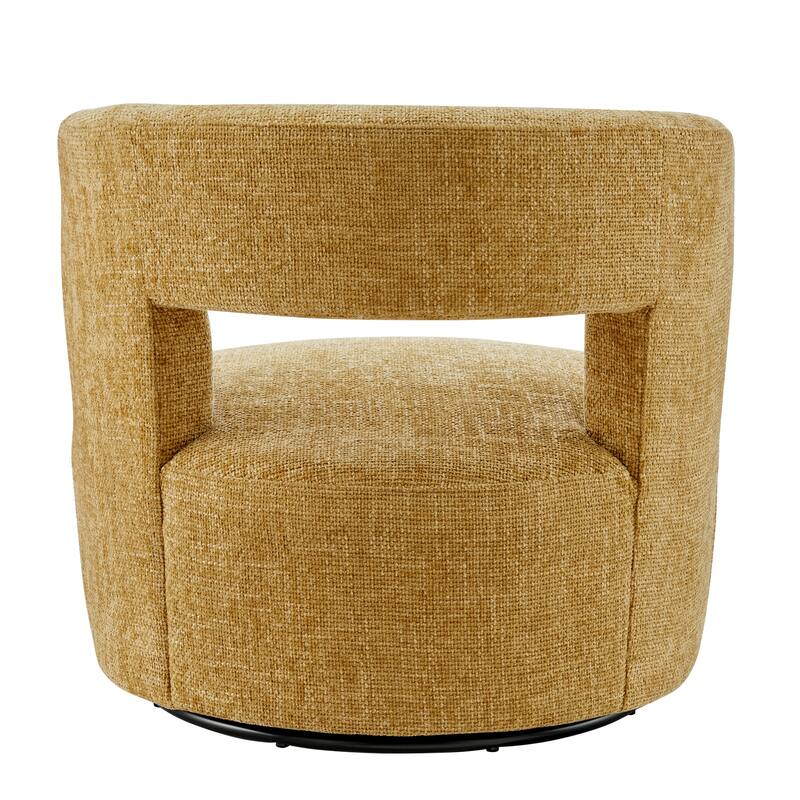 NPD Furniture Jazzlyn Chenille Swivel Accent Chair