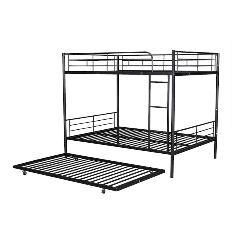 Full Over Full Bunk Bed with Trundle