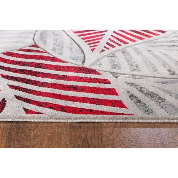 Shop Multi Color Modern Leaf Hand Carved Soft Living Room Area Rug On Sale Overstock 31793840