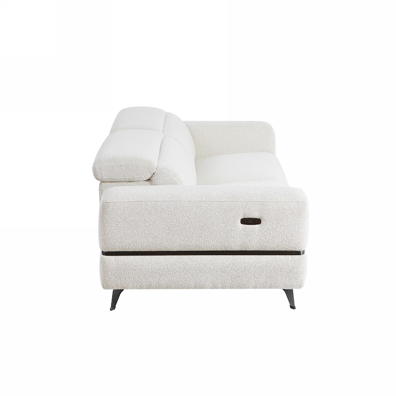 84"W Upholstered Power Reclining Sofa For Living Room